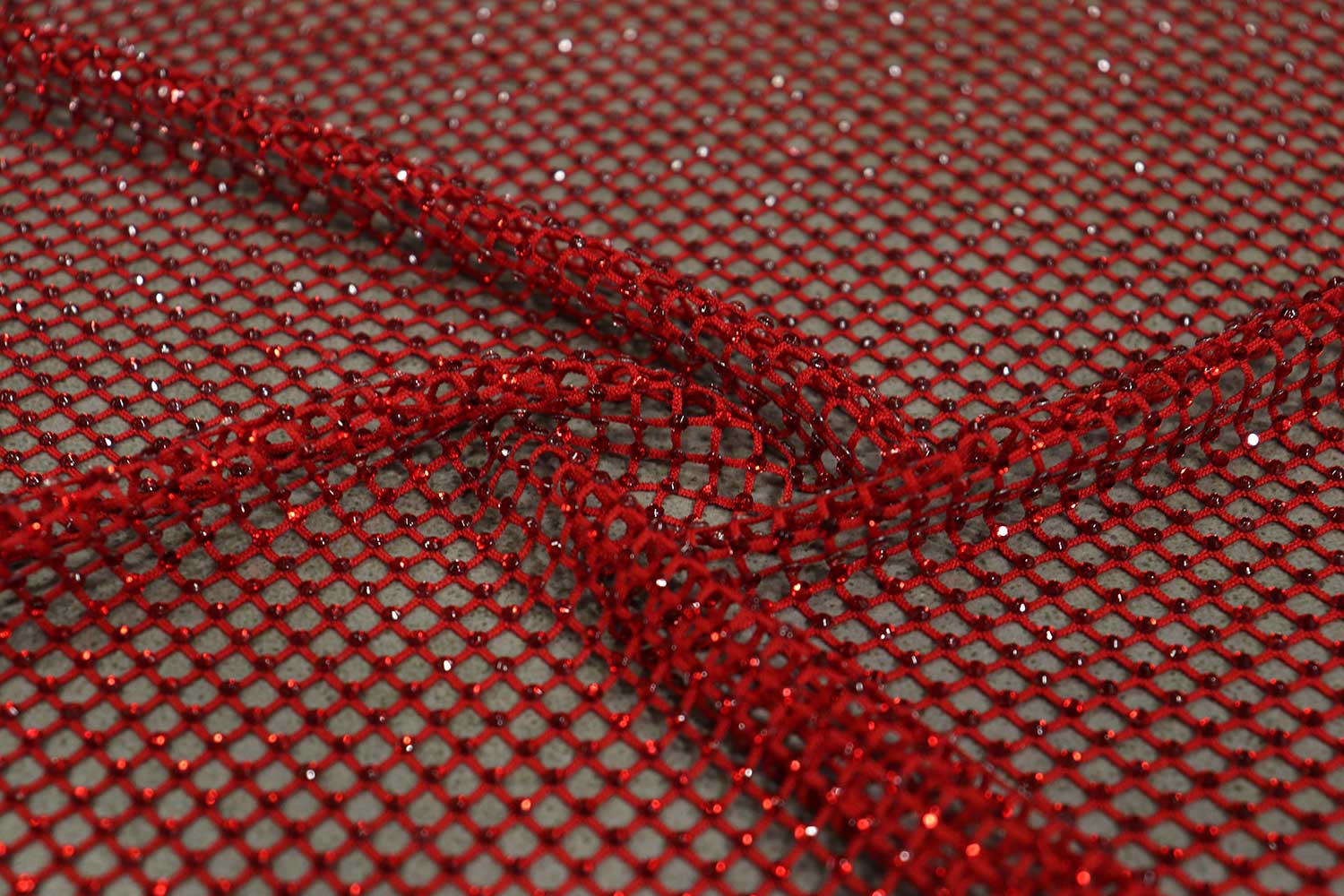 Rhinestone Mesh Fabric-21074523