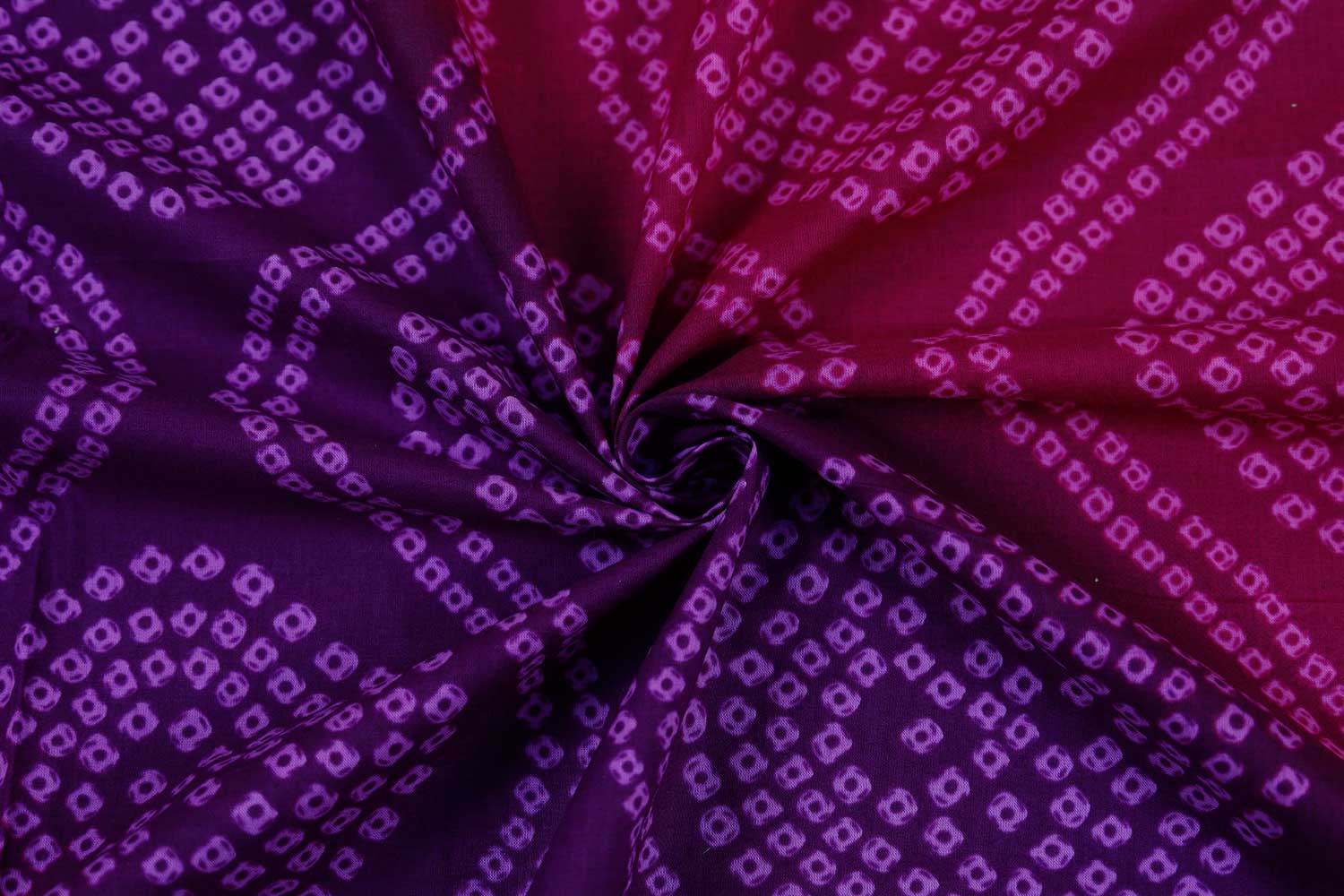 Bandhani Printed Cotton Cambric Fabric-2642725